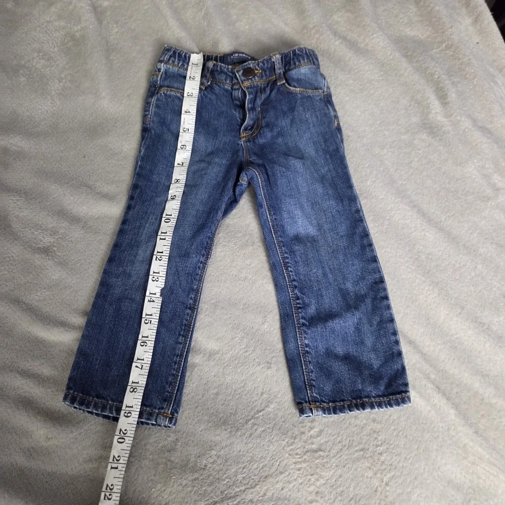 Old Navy Toddlers Size 2T Elastic Waist Pull On Jeans Blue